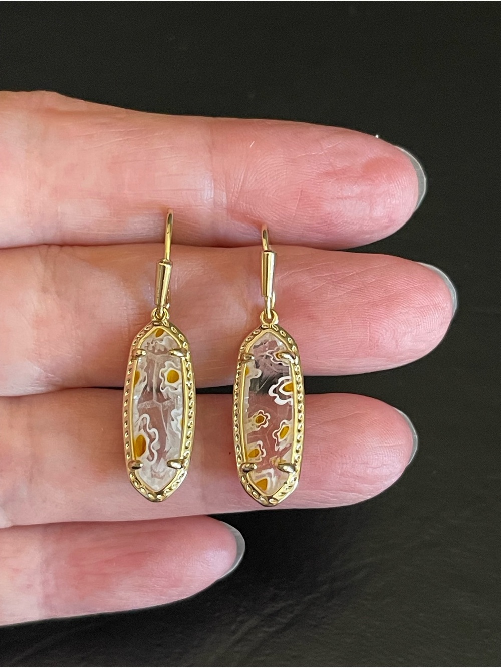 Kendra Scott 14kT gold over brass Drop Earrings